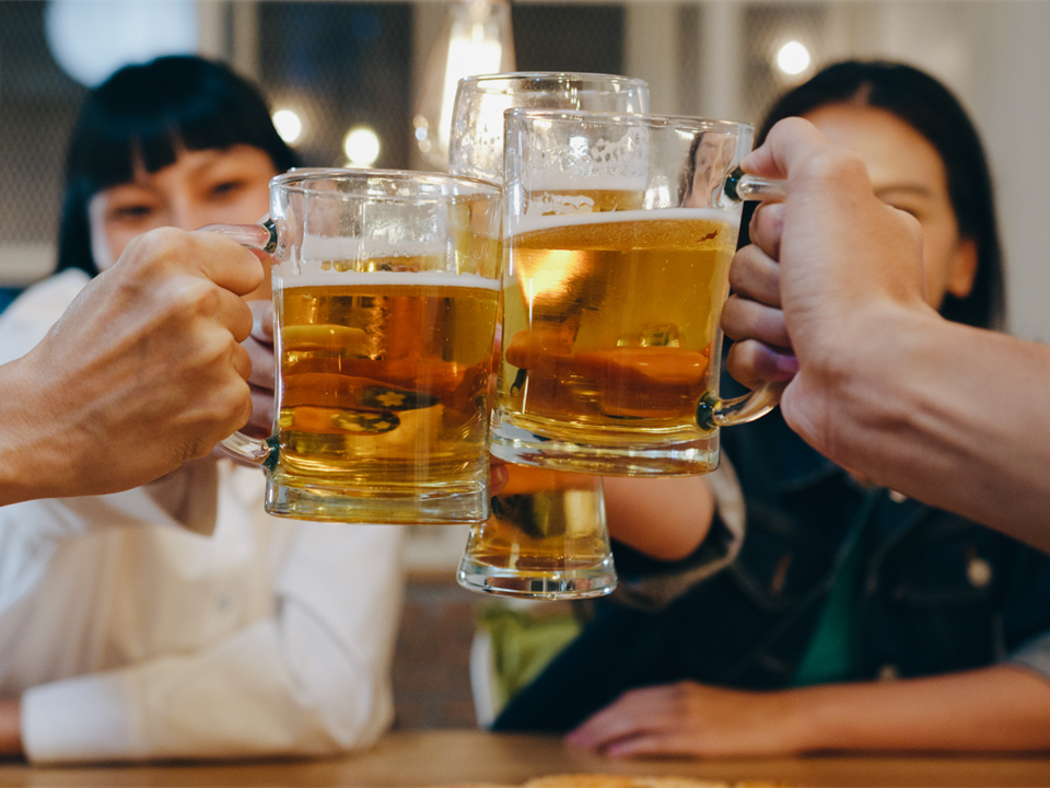 会社のお疲れ様会で🍺お客様の声より